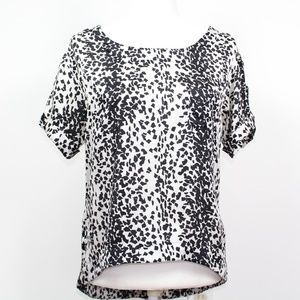 BCBGeneration Black and White Blouse, size SMALL